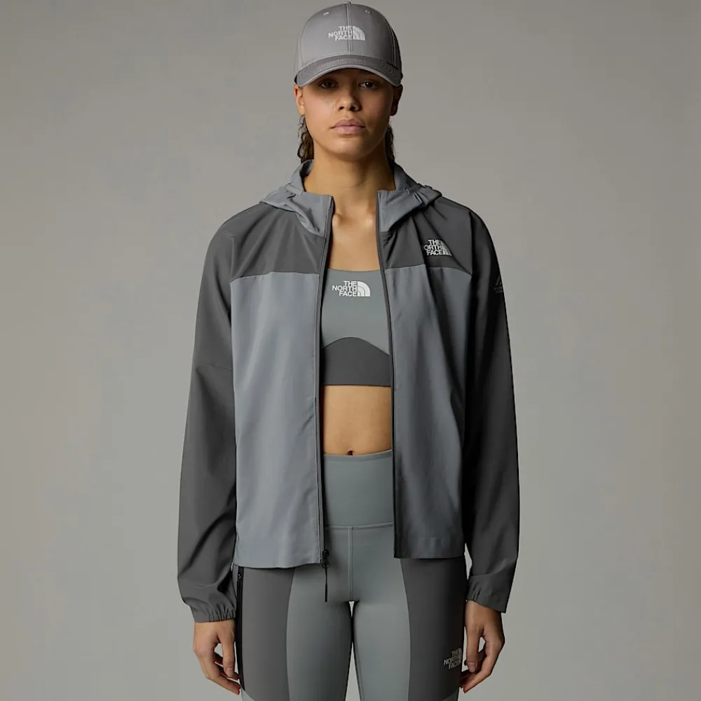Flash Sale The North Face Veste Zippée Mountain Athletics Trajectory Pour Femme Monument Grey-Smoked Pearl