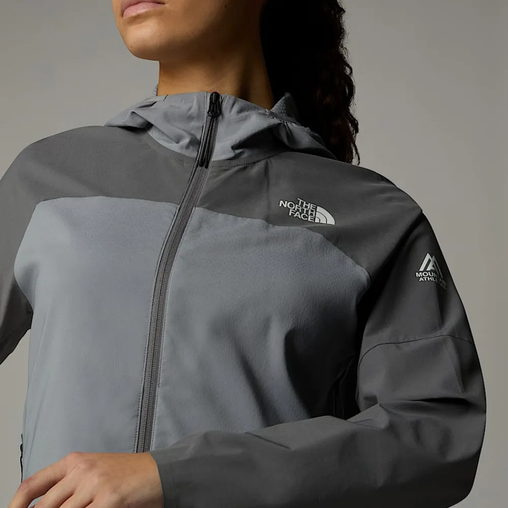 Flash Sale The North Face Veste Zippée Mountain Athletics Trajectory Pour Femme Monument Grey-Smoked Pearl