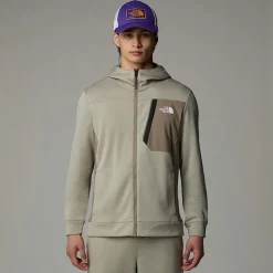 Clearance The North Face Veste Zippée Mountain Athletics Pour Homme CLAY GREY/CAVERN GREY