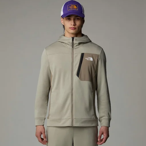 Clearance The North Face Veste Zippée Mountain Athletics Pour Homme CLAY GREY/CAVERN GREY