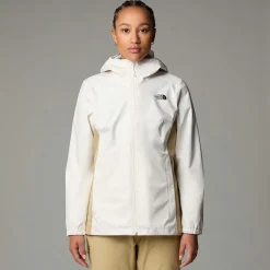 Discount The North Face Veste Zippée Quest Pour Femme White Dune-Khaki Stone