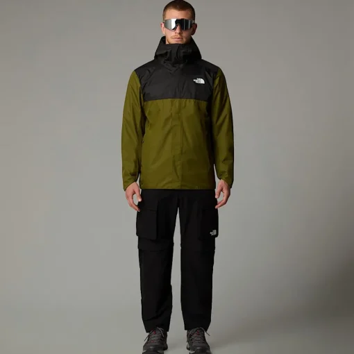 Store The North Face Veste Zippée Quest Pour Homme Forest Olive-TNF Black