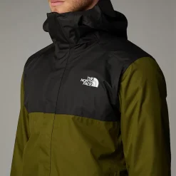 Store The North Face Veste Zippée Quest Pour Homme Forest Olive-TNF Black